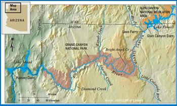 USGS 2008 HFE Report- Colorado River- MAP